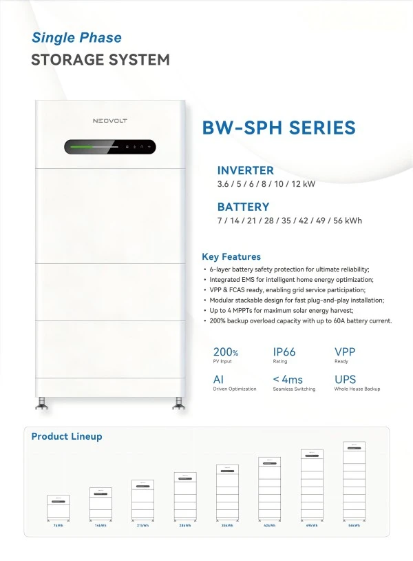 3 6kw 14kwh Single Phase Ess Kit